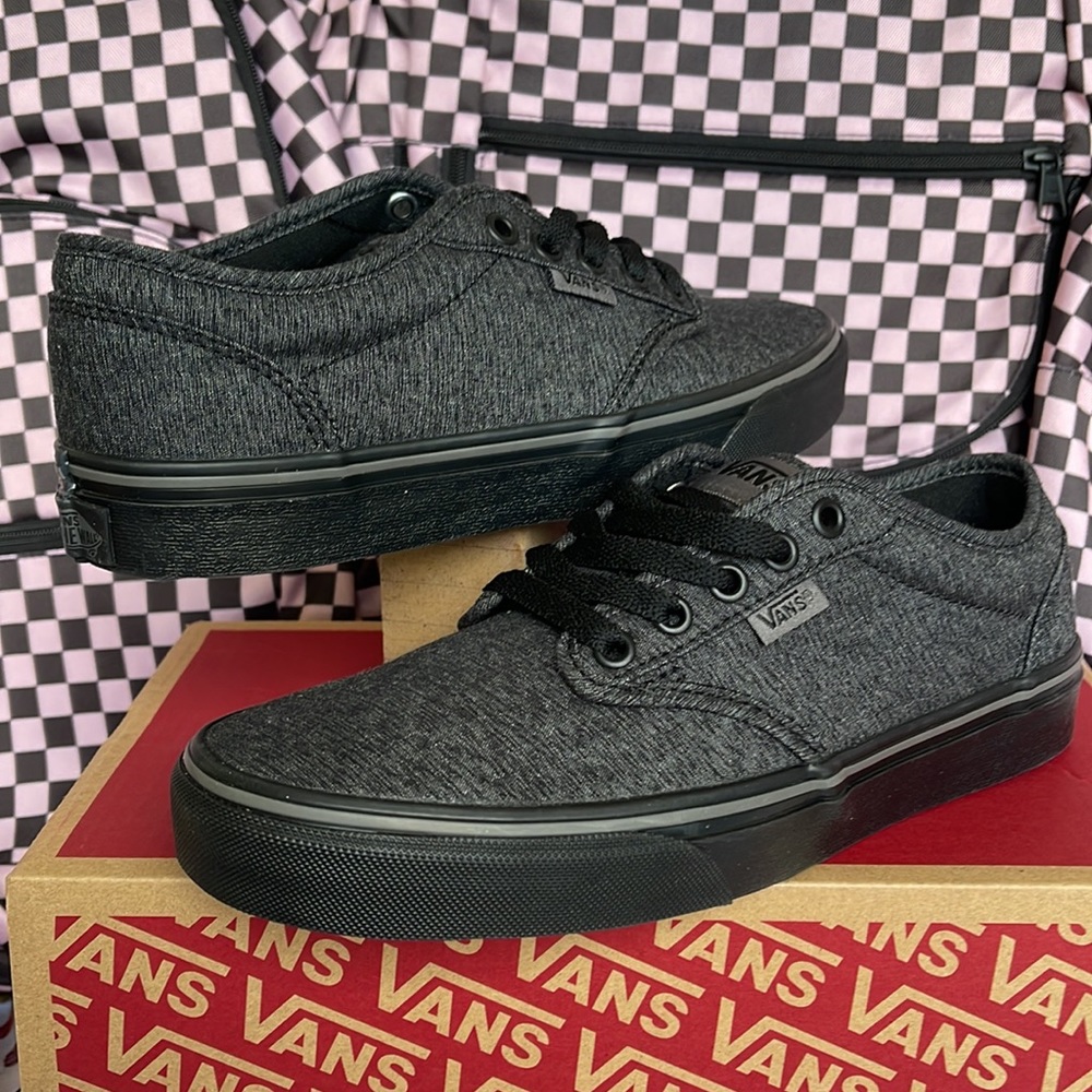 Vans Men’s Atwood
(Varsity Textile) Black/Pewter 
VN0A45J9VEJ
Sneakers